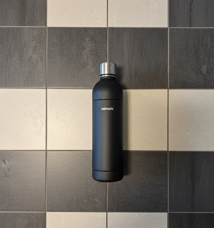 Edelstahlflasche für Sodastream und andere Wassersprudler