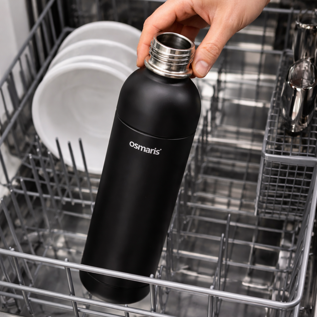 edelstahlflasche für wassersprudler, geeignet für die Spülmaschine