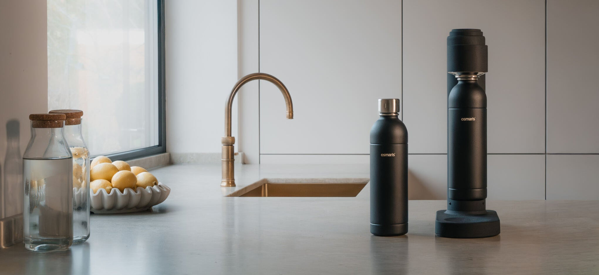 Edelstahl Wassersprudler ohne Kunststoff für bewusste Haushalte